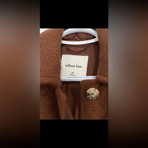 Wilfred Ganna Merino Wool Shirt Jacket XXS in cognac (copy) - Picture 4 of 6